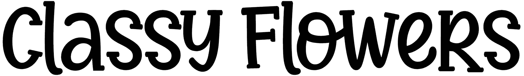 Classy Flowers Font