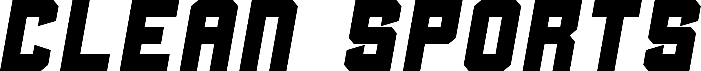 Clean Sports Font