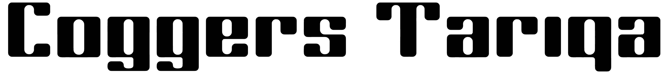 Coggers Tariqa Font