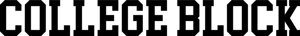 College Block Font