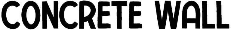 Concrete Wall Font