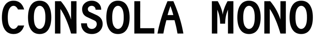 Consola Mono Font