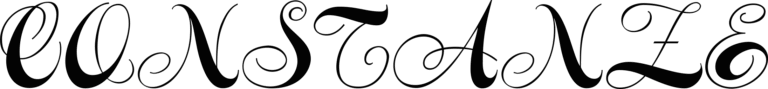 Constanze Initials Font