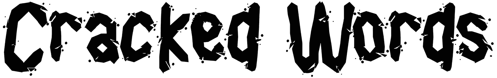 Cracked Words Font