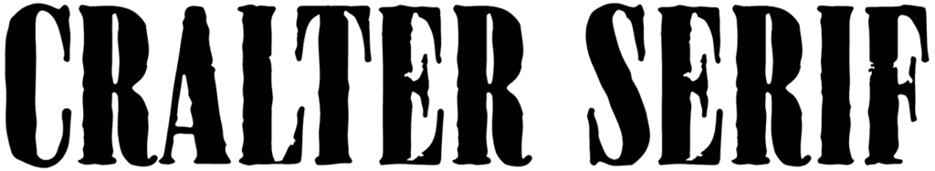 Cralter Serif Font