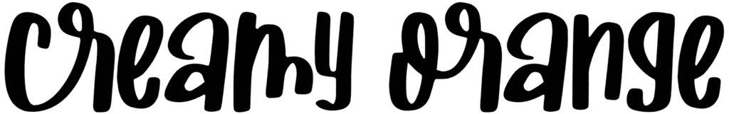 Creamy Orange Font