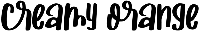 Creamy Orange Font