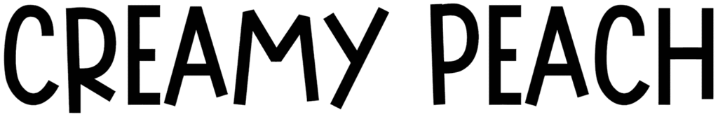Creamy Peach Font