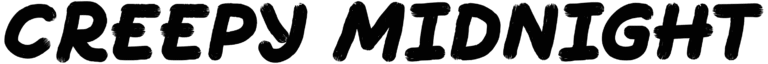 Creepy Midnight Font