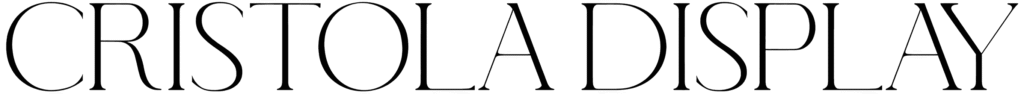 Cristola Display Font