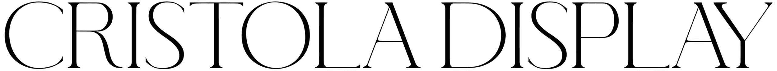 Cristola Display Font