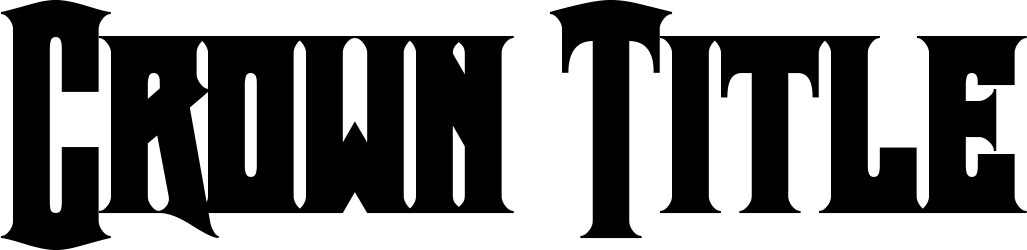 Crown Title Font