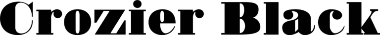 Crozier Black CF Font