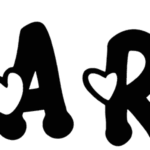 Cute Hearts Caps Font
