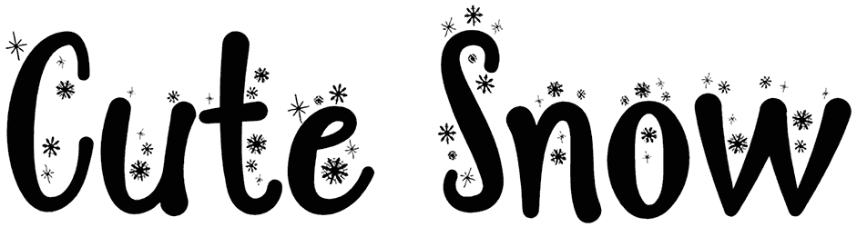 Cute Snow Font