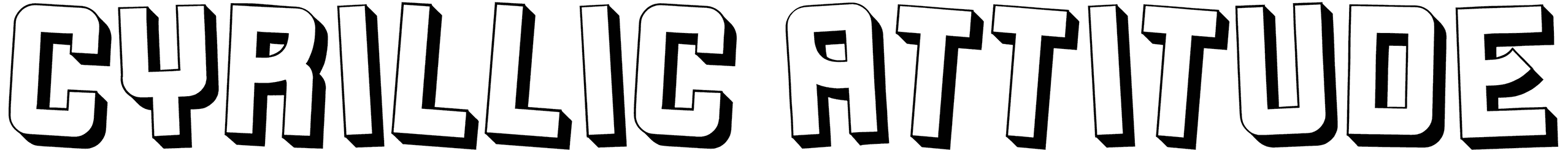 Cyrillic Attitude Font