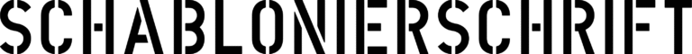 DIN Schablonierschrift Font