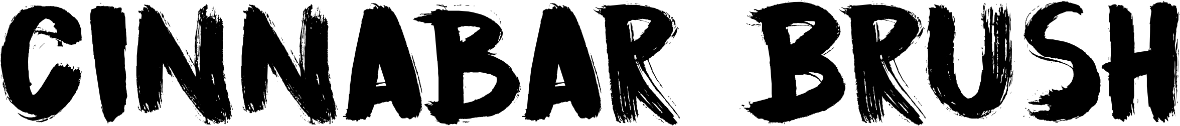 DK Cinnabar Brush Font