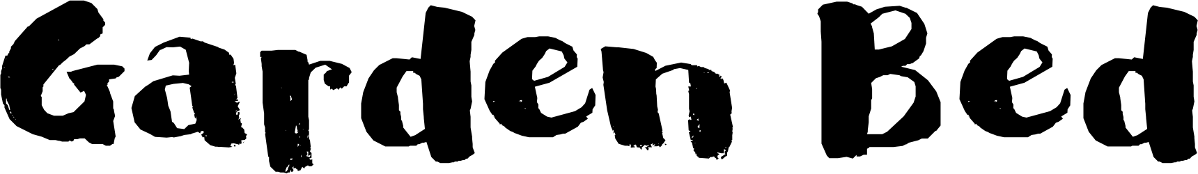 DK Garden Bed Font