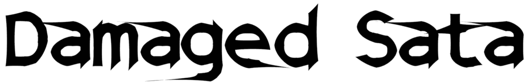 Damaged Sata Font