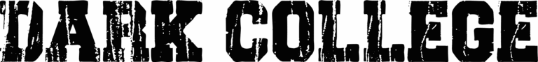 Dark College Font