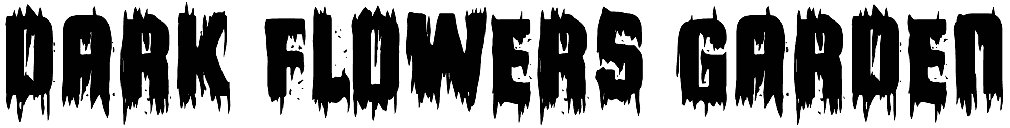 Dark Flowers Garden Font