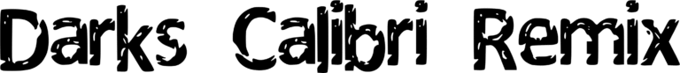 Darks Calibri Remix Font