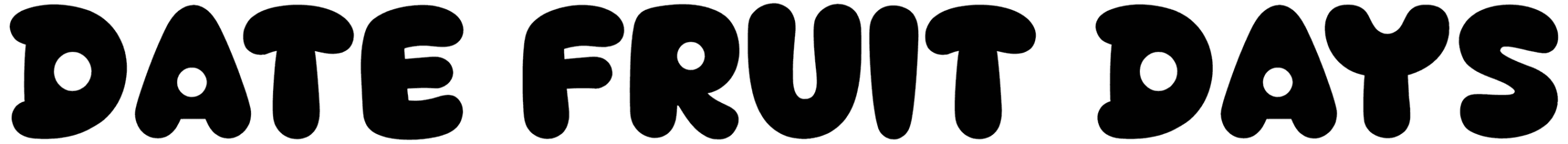 Date Fruit Days Font
