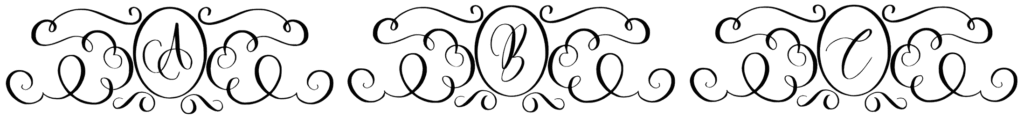 Decorative Monogram Font