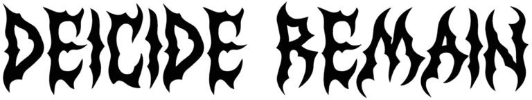 Deicide Remain Font