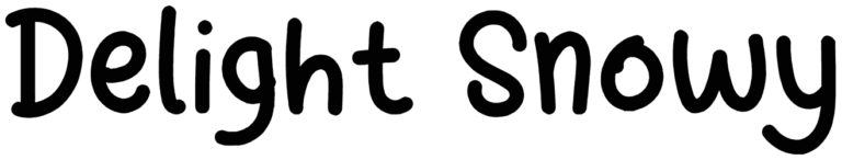 Delight Snowy Font