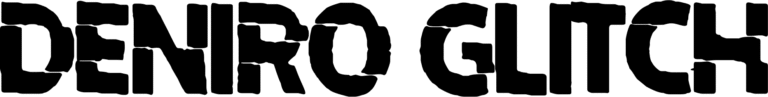Deniro Glitch Font