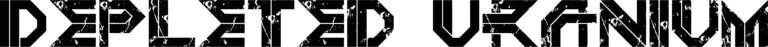 Depleted Uranium Font