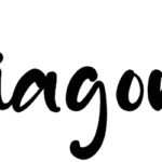 Diagonal Font