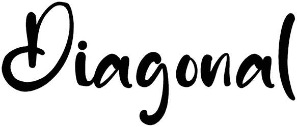 Diagonal Font