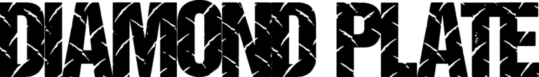 Diamond Plate Font