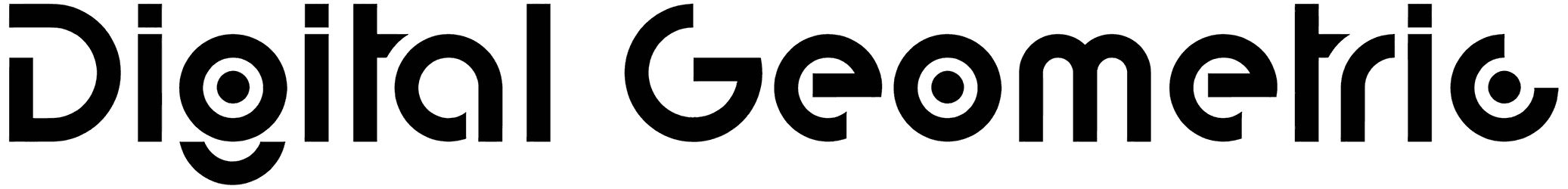Digital Geometric Font