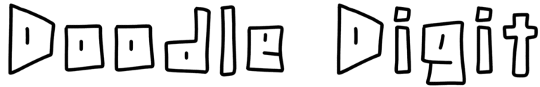 Doodle Digit Font