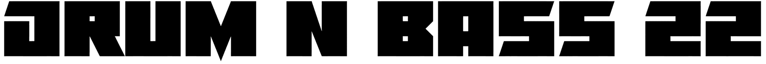 Drum N Bass 22 Font
