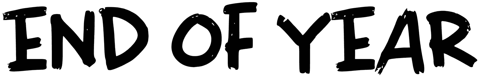 E End Of Year Font