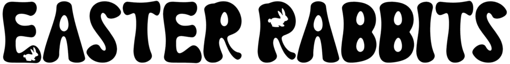 Easter Rabbits Font