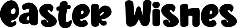 Easter Wishes Font