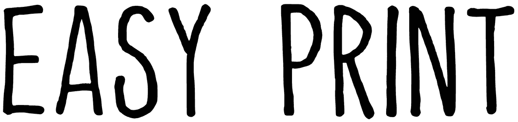 Easy Print Font