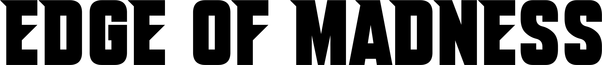 Edge Of Madness Font