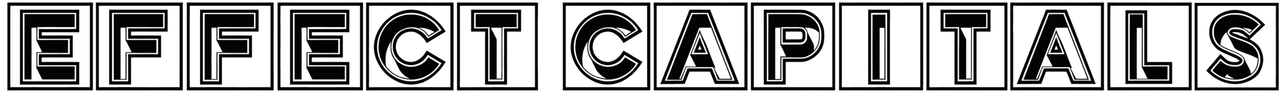 Effect Capitals Font