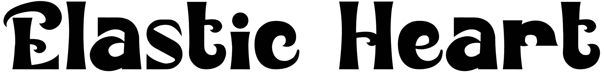 Elastic Heart Font