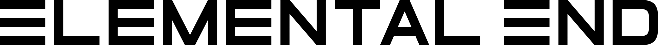 Elemental End Font