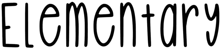 Elementary Font