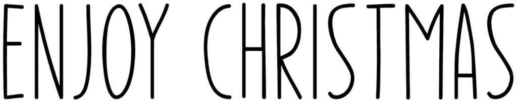 Enjoy Christmas Font