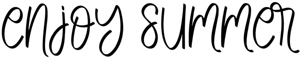 Enjoy Summer Font